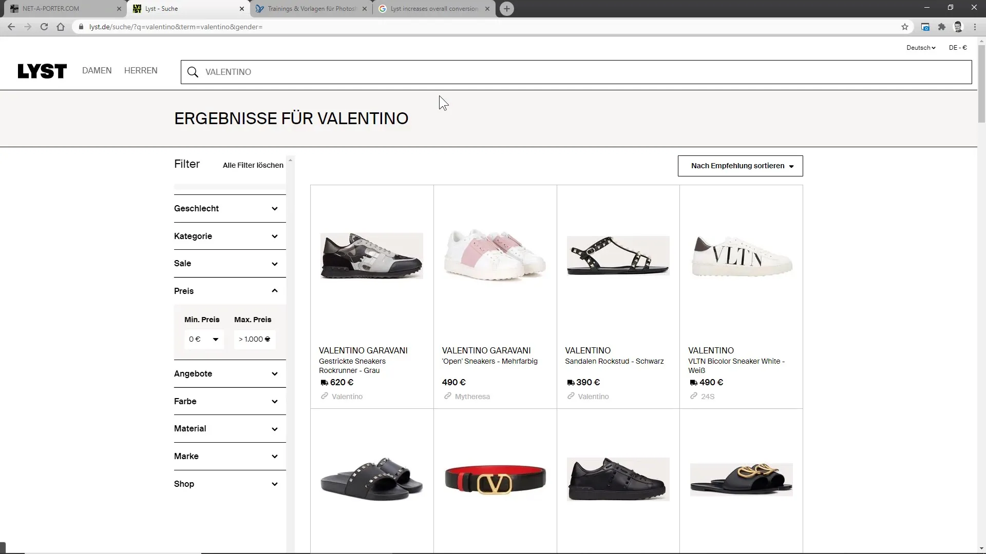Optimierung der Suchfunktion für E-Commerce