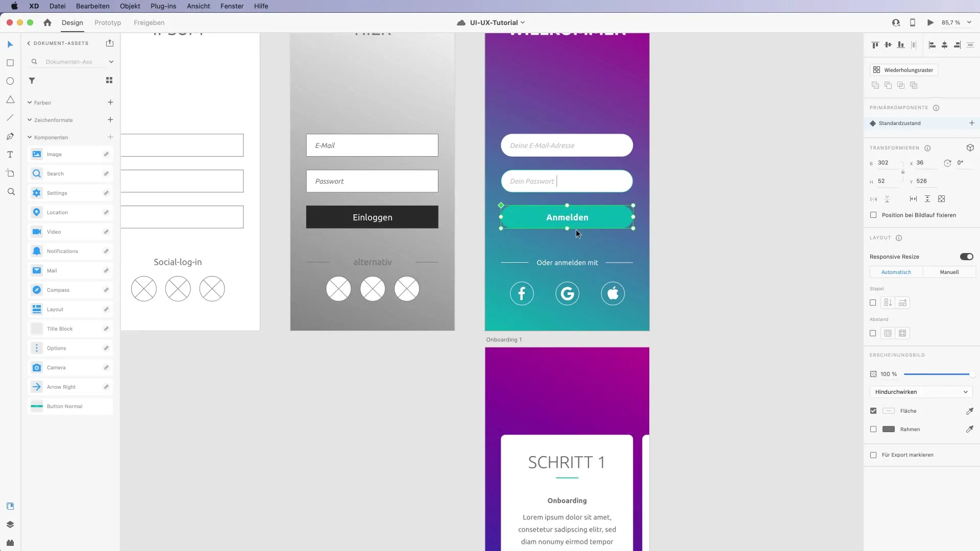 Initiation à Adobe XD pour un design moderne