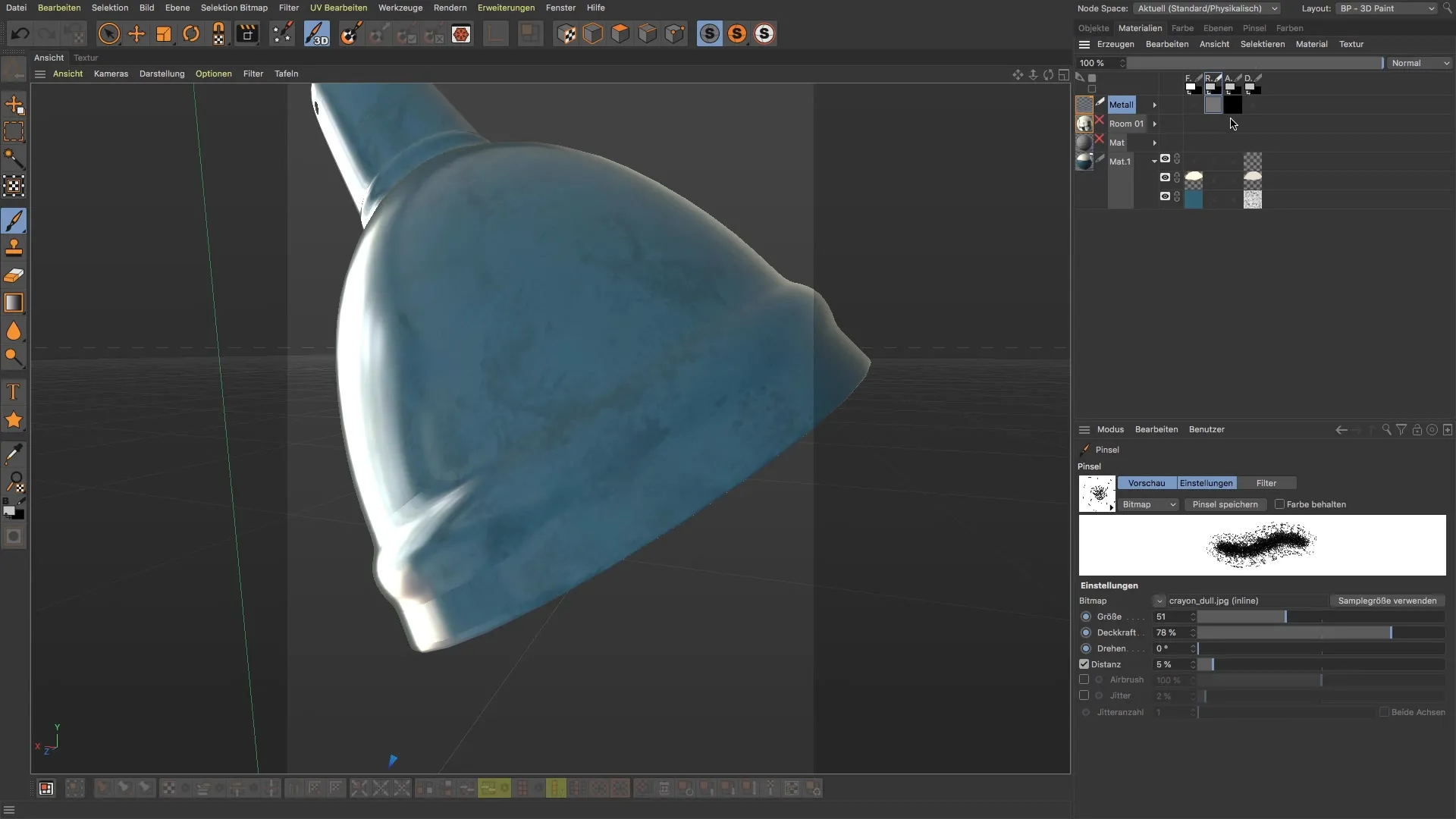 Create custom brushes for BodyPaint 3D
