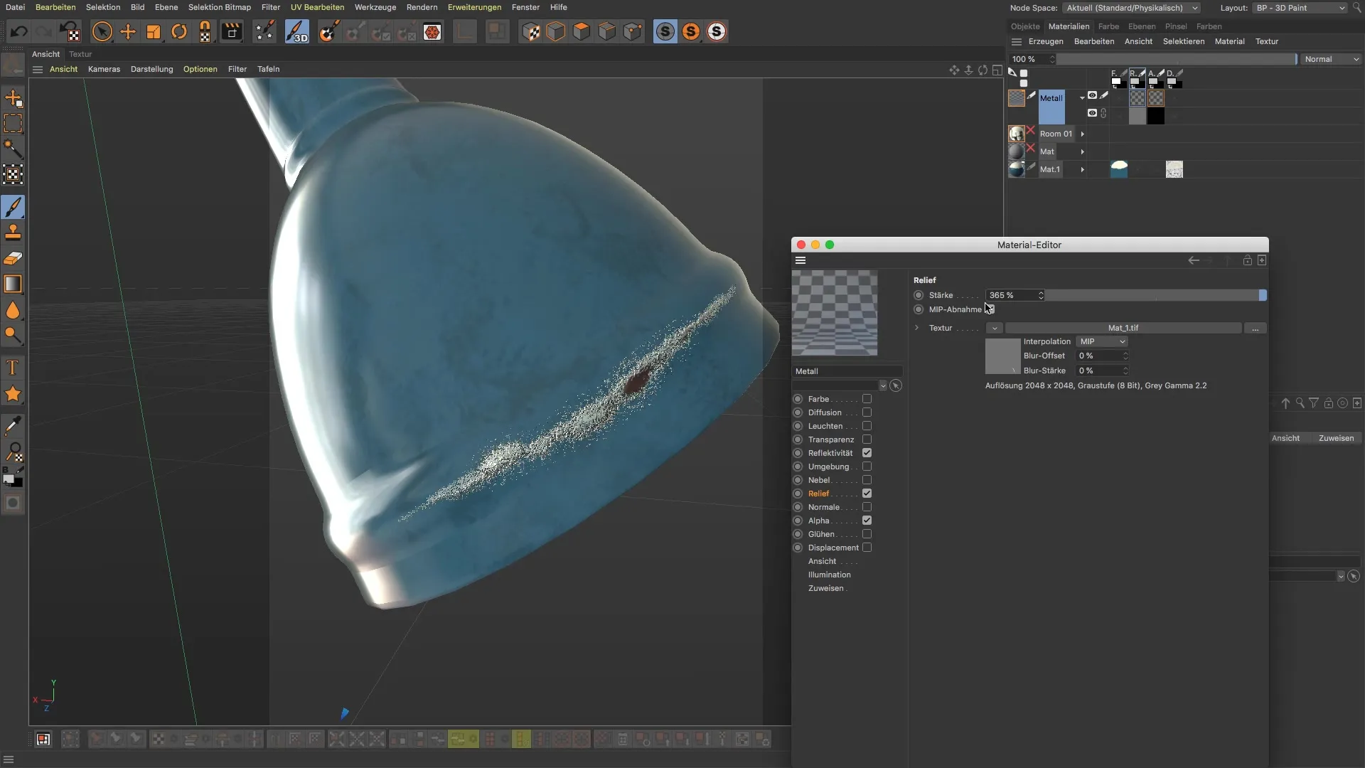 Create custom brushes for BodyPaint 3D