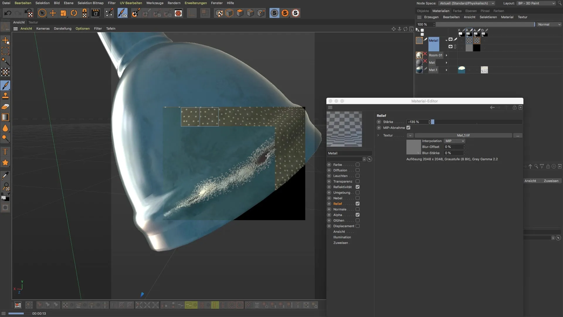 Create custom brushes for BodyPaint 3D