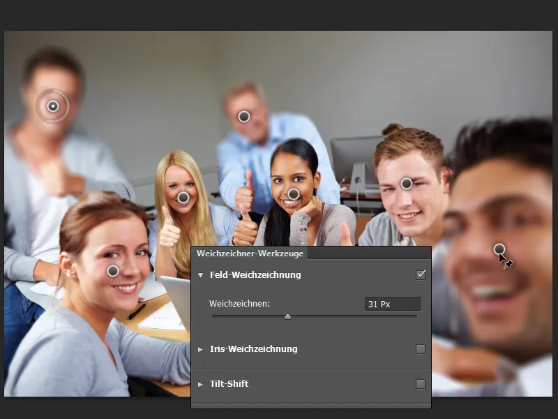 Neue Funktionen in Photoshop CS6: Weichzeichnungsfilter