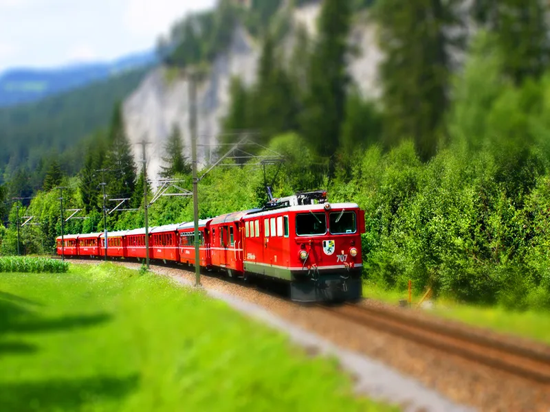 Påføre tilt-shift-effekt på bilder