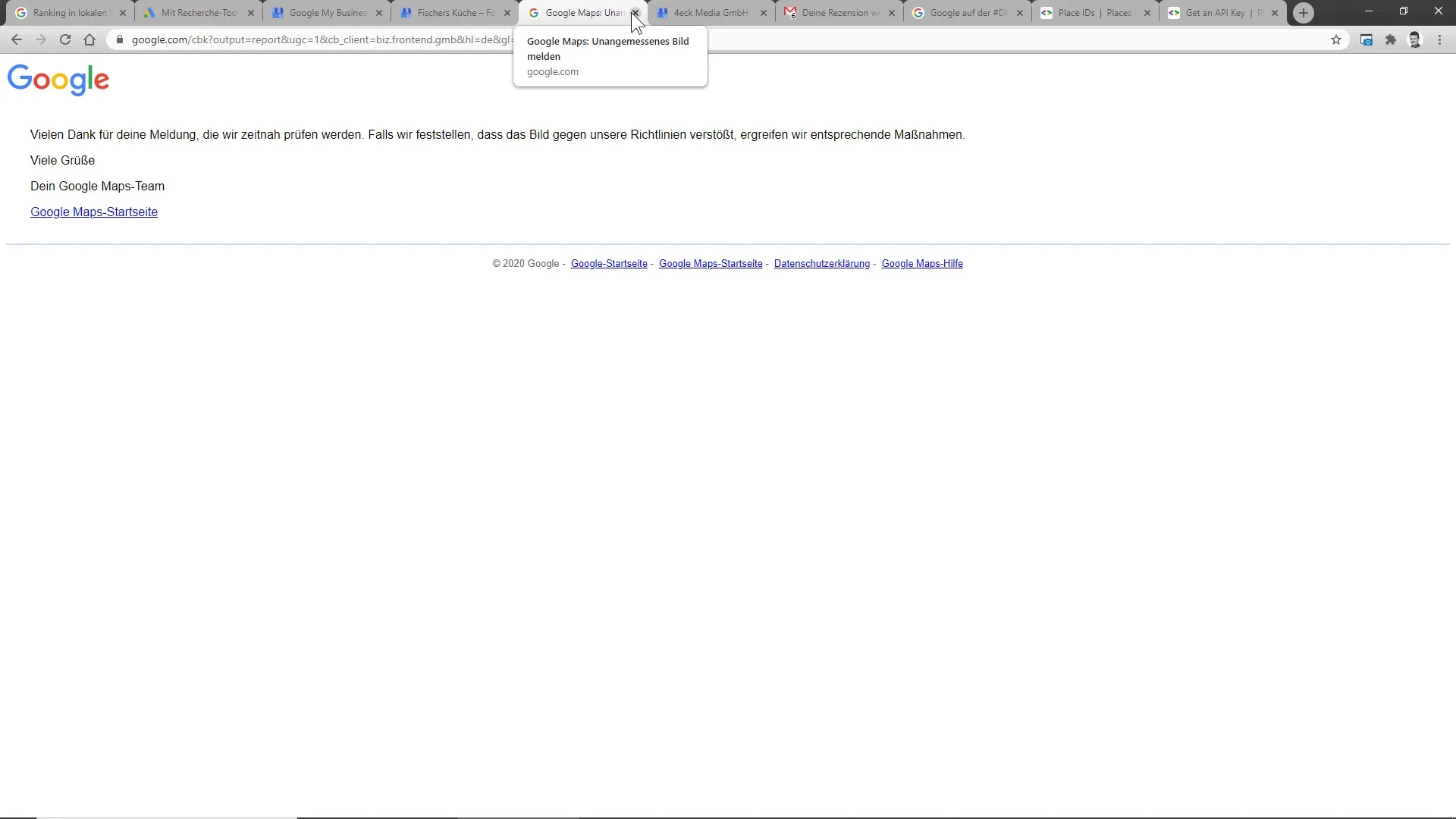 Report inappropriate photos effectively in Google My Business