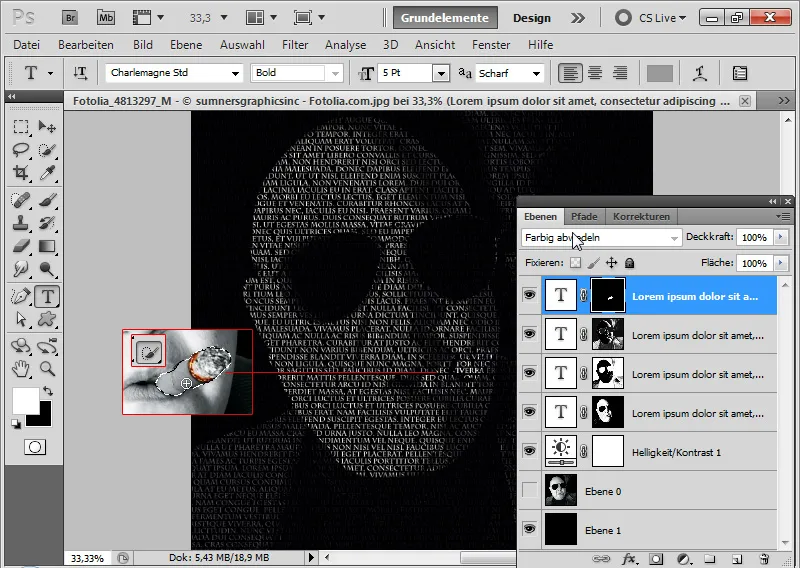 Opprett typografieffekt