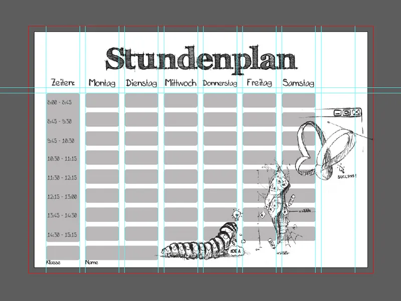 Sukurti tvarkaraštį „Illustrator“ programoje