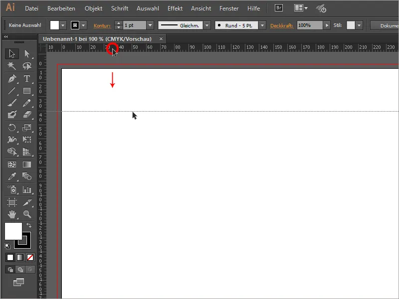 Sudarykite tvarkaraštį „Illustrator“ programa.