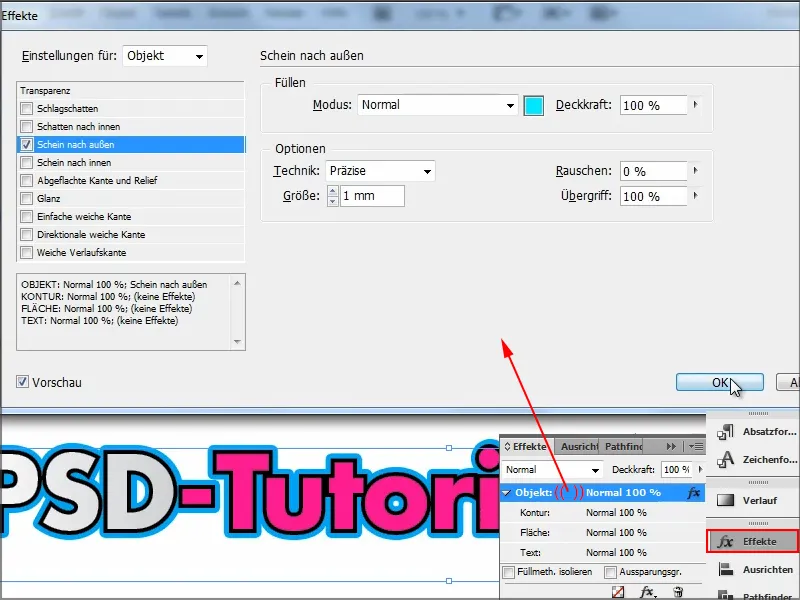 Tips & tricks for Adobe InDesign: Double outline on texts and still be editable at any time