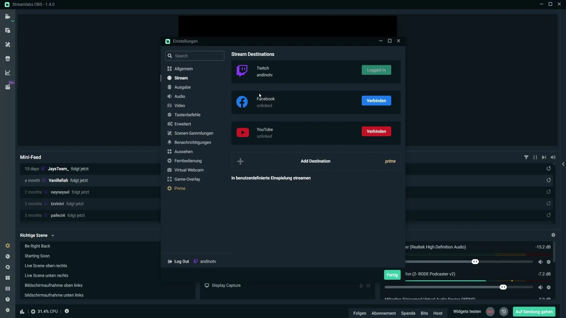 Mini-Feed στο Streamlabs: Ρύθμιση και Χρήση για Streamers Μίνι-Ροή στο Streamlabs: Ρύθμιση και Χρήση για Streamers