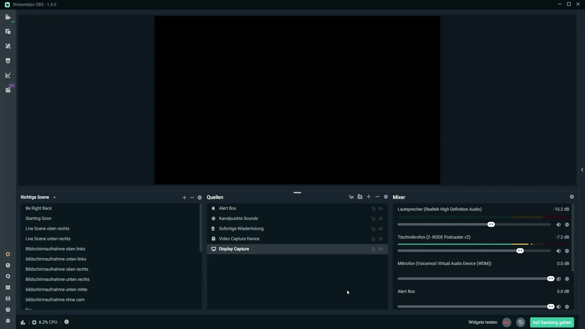 A Streamlabs OBS elrendezés-szerkesztő helyes beállítása Streamlabs OBS elrendezés-szerkesztő helyes beállítása