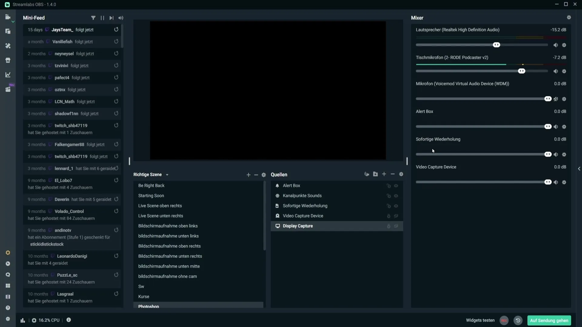 A Streamlabs OBS elrendezés-szerkesztő helyes beállítása Streamlabs OBS elrendezés-szerkesztő helyes beállítása