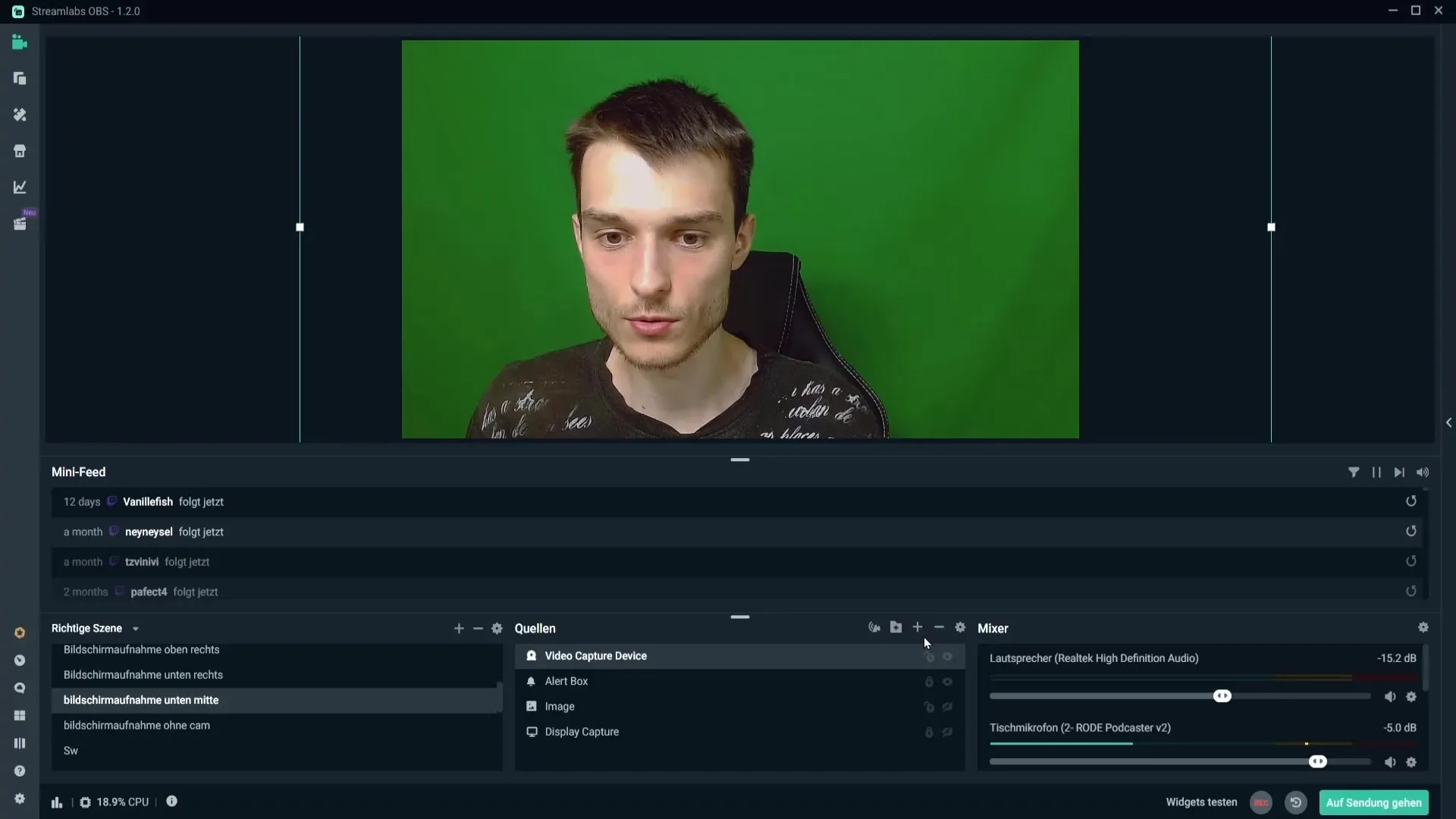 Βέλτιστη ρύθμιση webcam στο Streamlabs OBS Βέλτιστη ρύθμιση κάμερας στον Streamlabs OBS