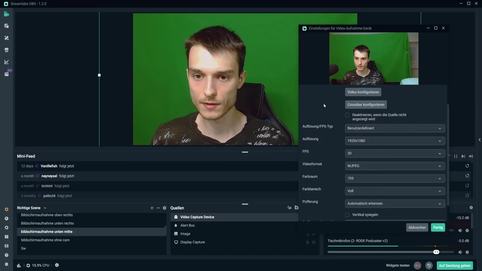 Βέλτιστη Ρύθμιση Κάμερας Web σε Streamlabs OBS Βέλτιστη ρύθμιση κάμερας στο Streamlabs OBS