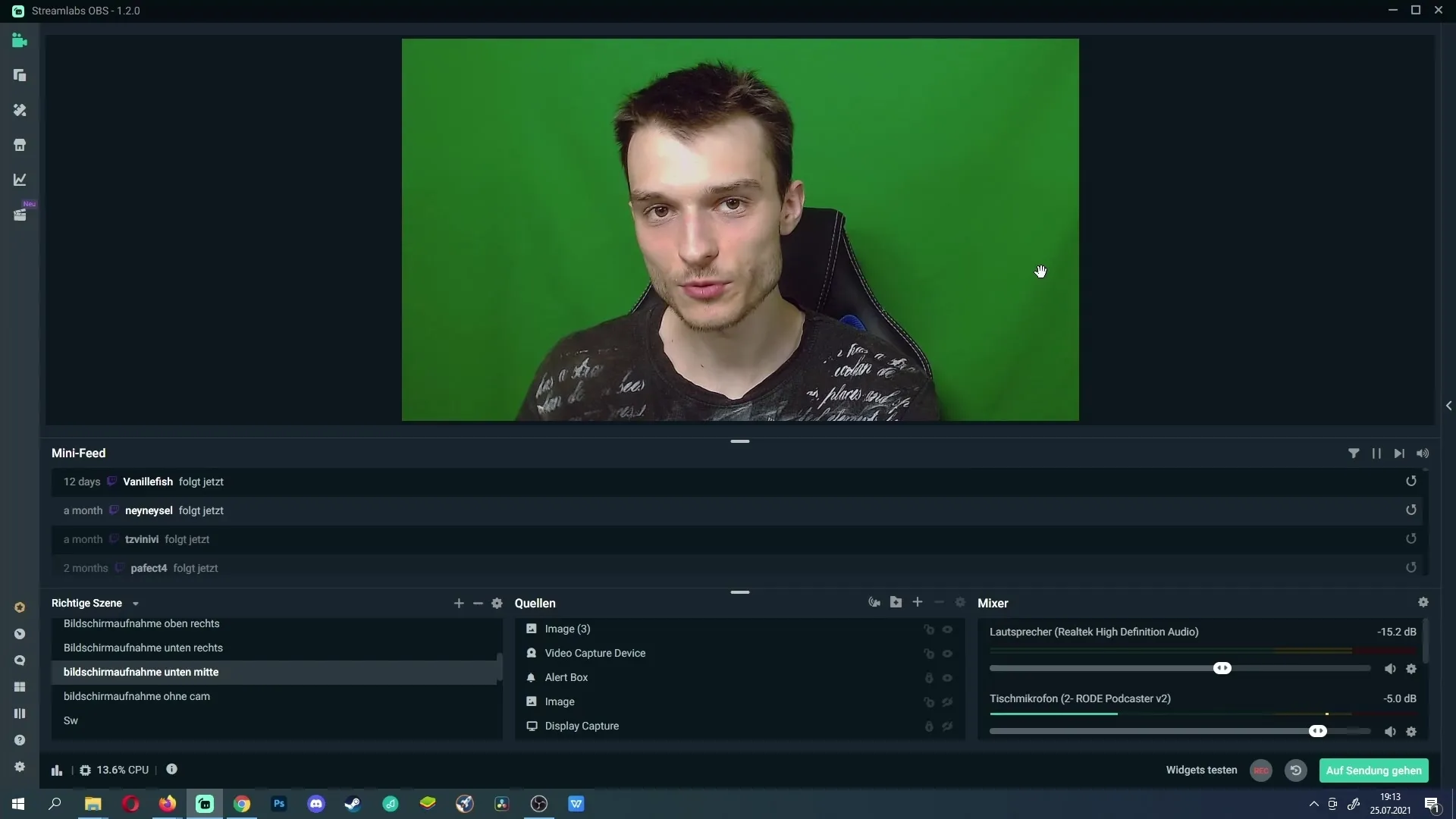Αποτελεσματική αντανάκλαση webcam στο Streamlabs Αποτελεσματική αναστροφή webcam στο Streamlabs