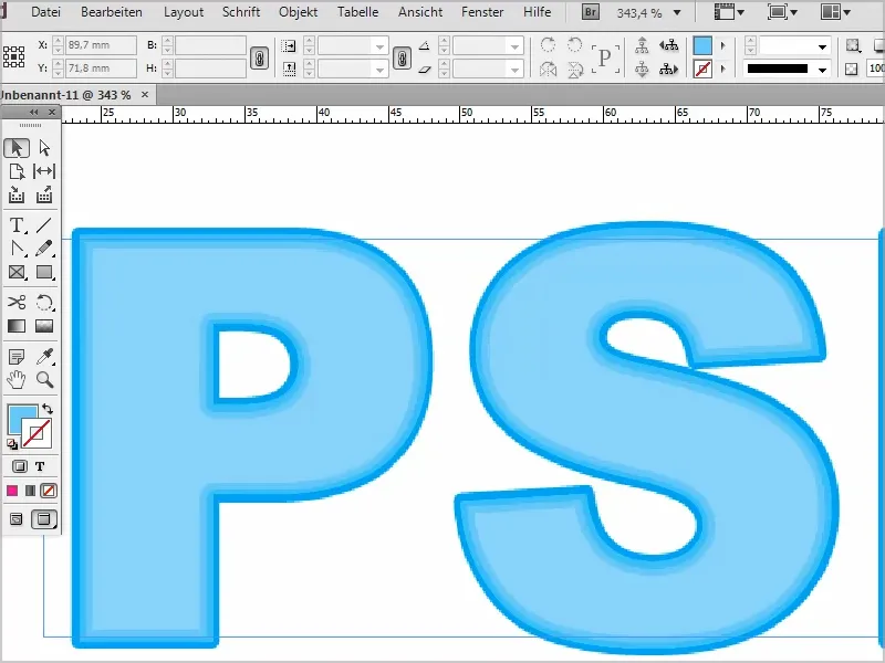 Tipps &amp; Tricks zu Adobe InDesign: Mehrere Konturen bei Texten - Neoneffekt