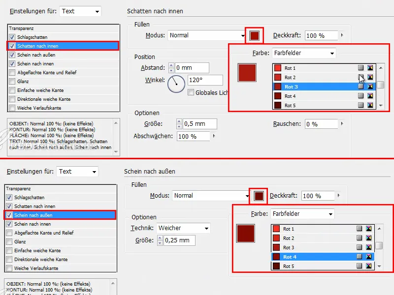 Trucos y consejos de Adobe InDesign: Múltiples contornos de texto - efecto neón