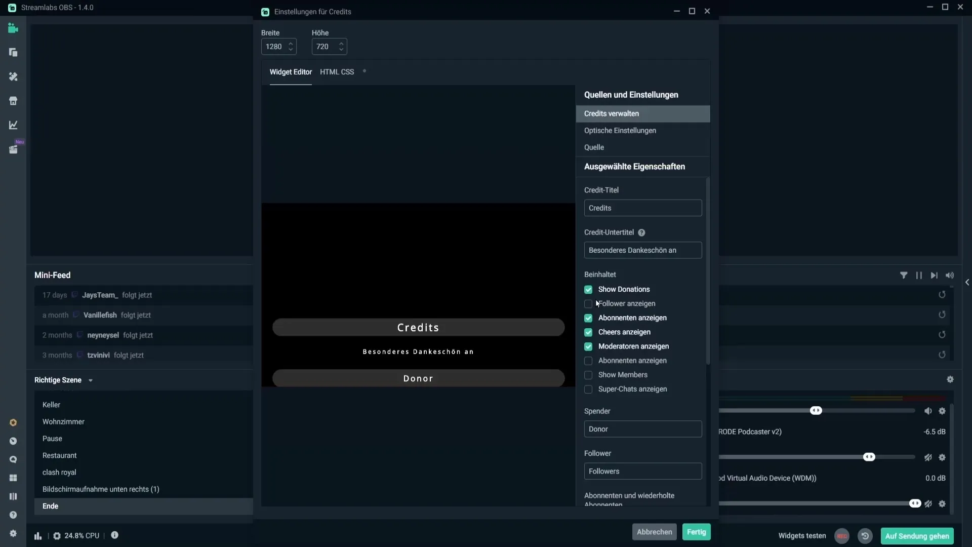 Προσθήκη πιστώσεων στο Streamlabs OBS - απλός οδηγός Προσθήκη πιστώσεων στο Streamlabs OBS – απλός οδηγός
