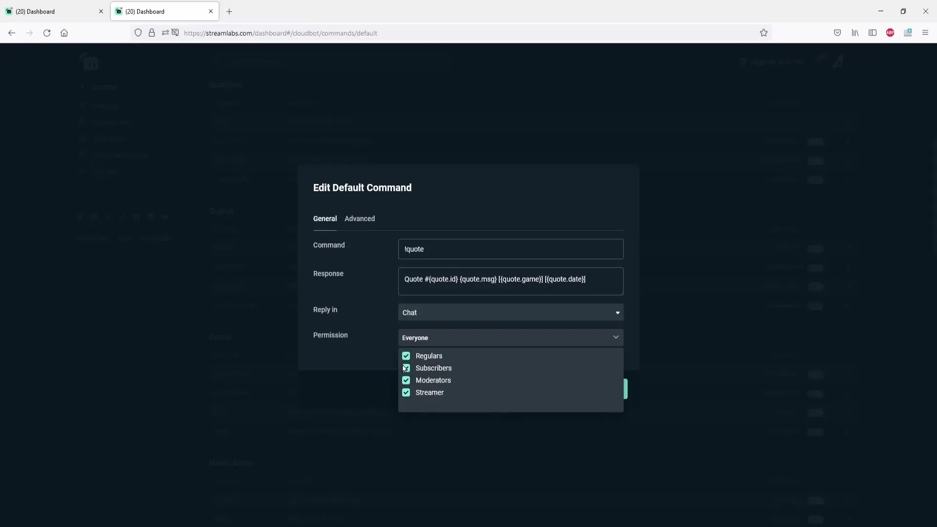 Crear y gestionar citas en Streamlabs OBS de manera sencilla Crear y gestionar citas fácilmente en Streamlabs OBS