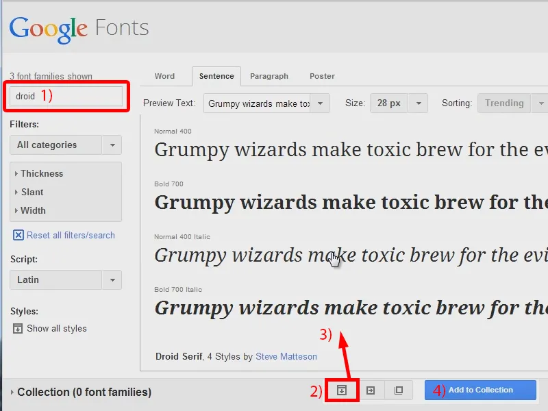 Korzystanie z czcionek Google Webfonts w programie InDesign