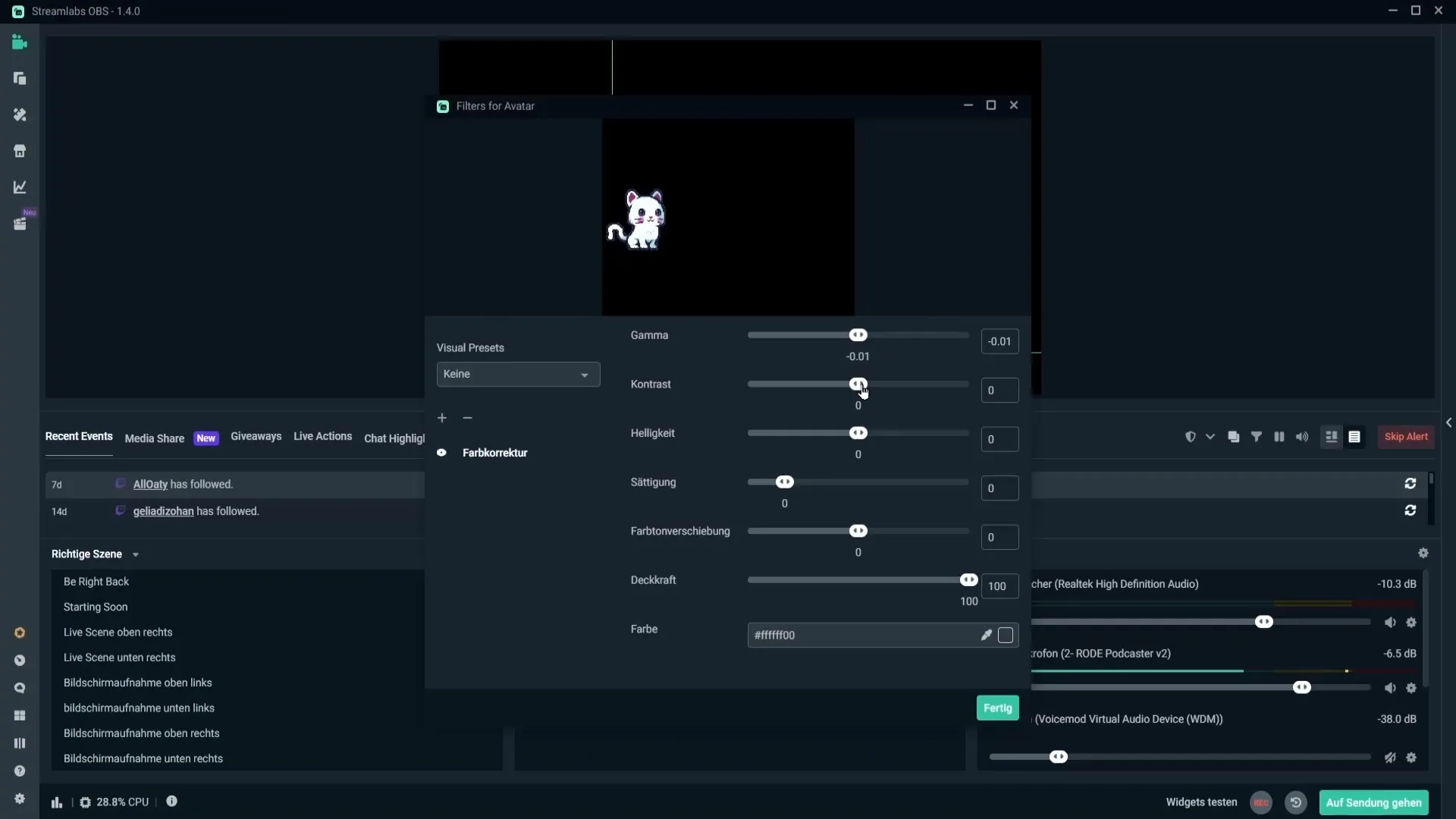 Μικρές άβαταρ σε Streamlabs για αλληλεπιδράσεις Μικρές αβοστάρτες σε Streamlabs για αλληλεπιδράσεις προσθήκη