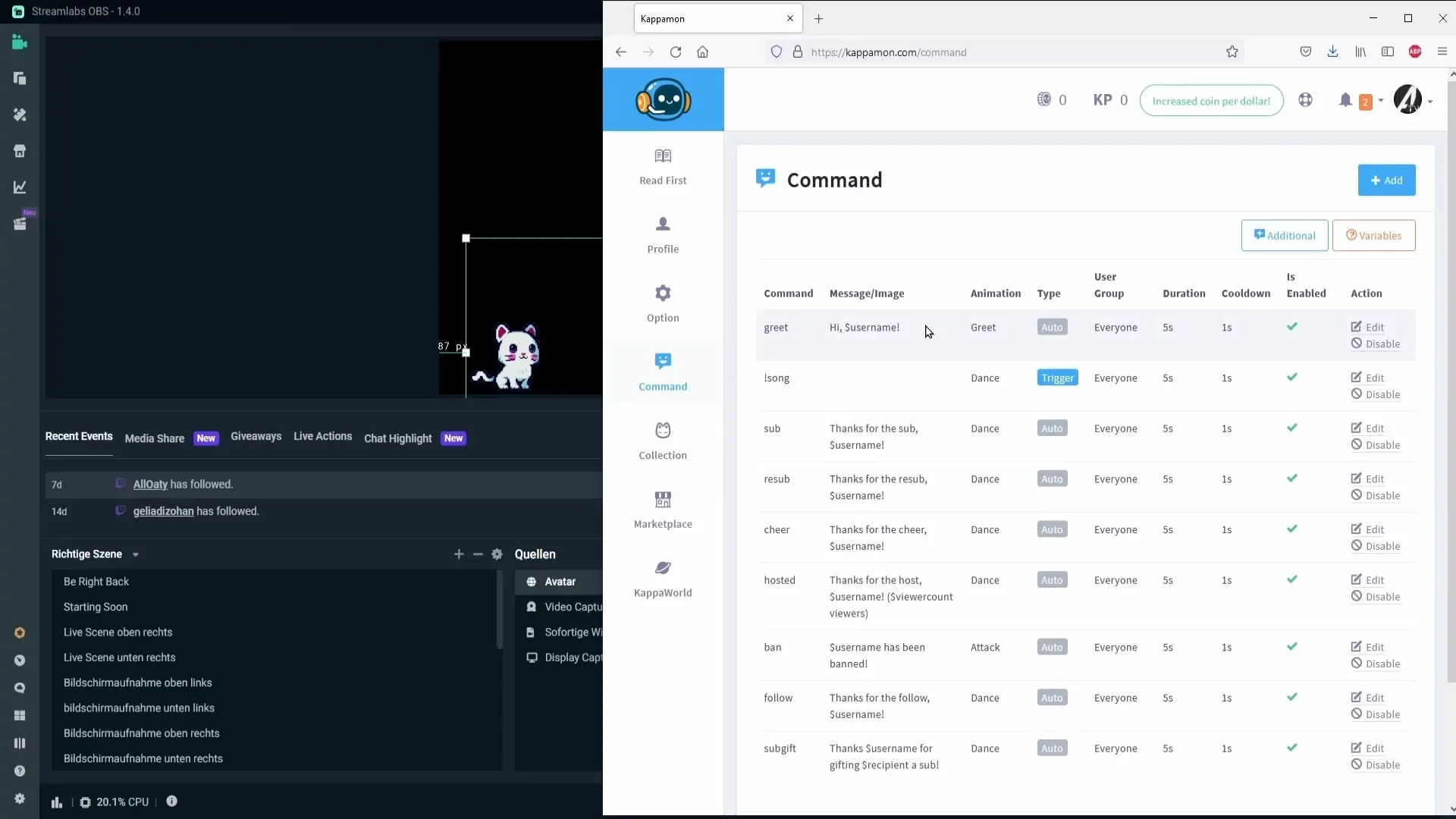 Μικρές αβατάρ σε Streamlabs για αλληλεπιδράσεις Μικροί αβατάρ σε Streamlabs για αλληλεπιδράσεις