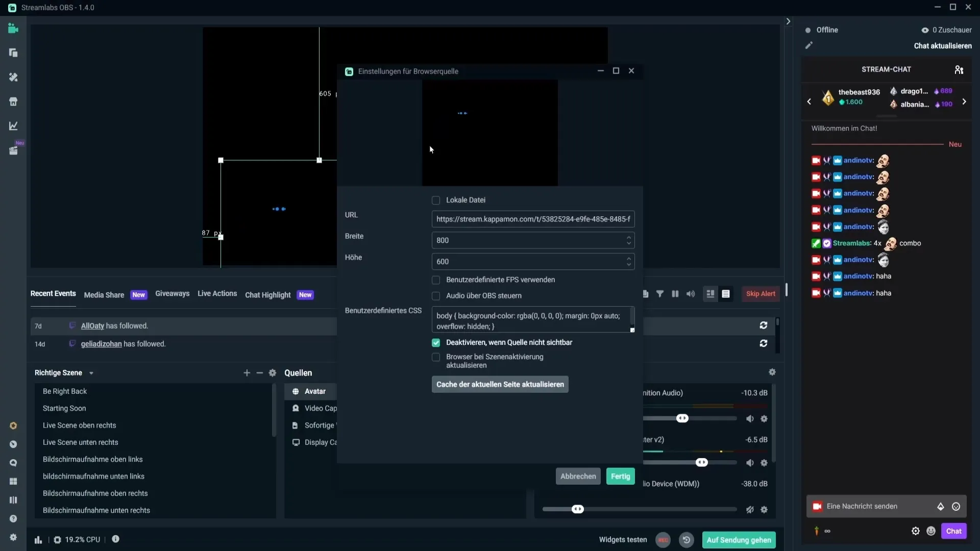 Εισαγωγή μικρών avatar σε Streamlabs για αλληλεπιδράσεις Μικρές εικόνες avatar στο Streamlabs για αλληλεπιδράσεις