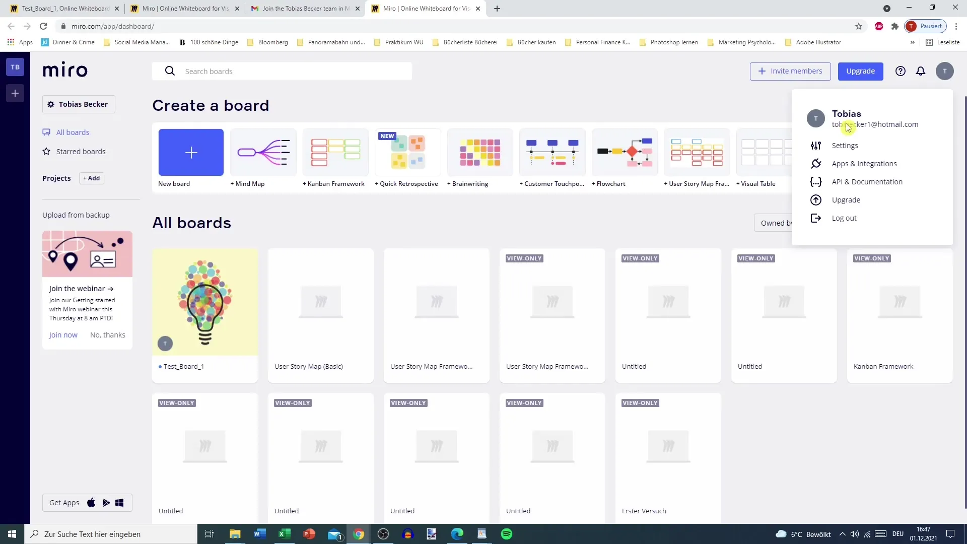 So lädst du Teammitglieder zu Miro-Boards ein So lädst du Teammitglieder zu Miro-Boards ein