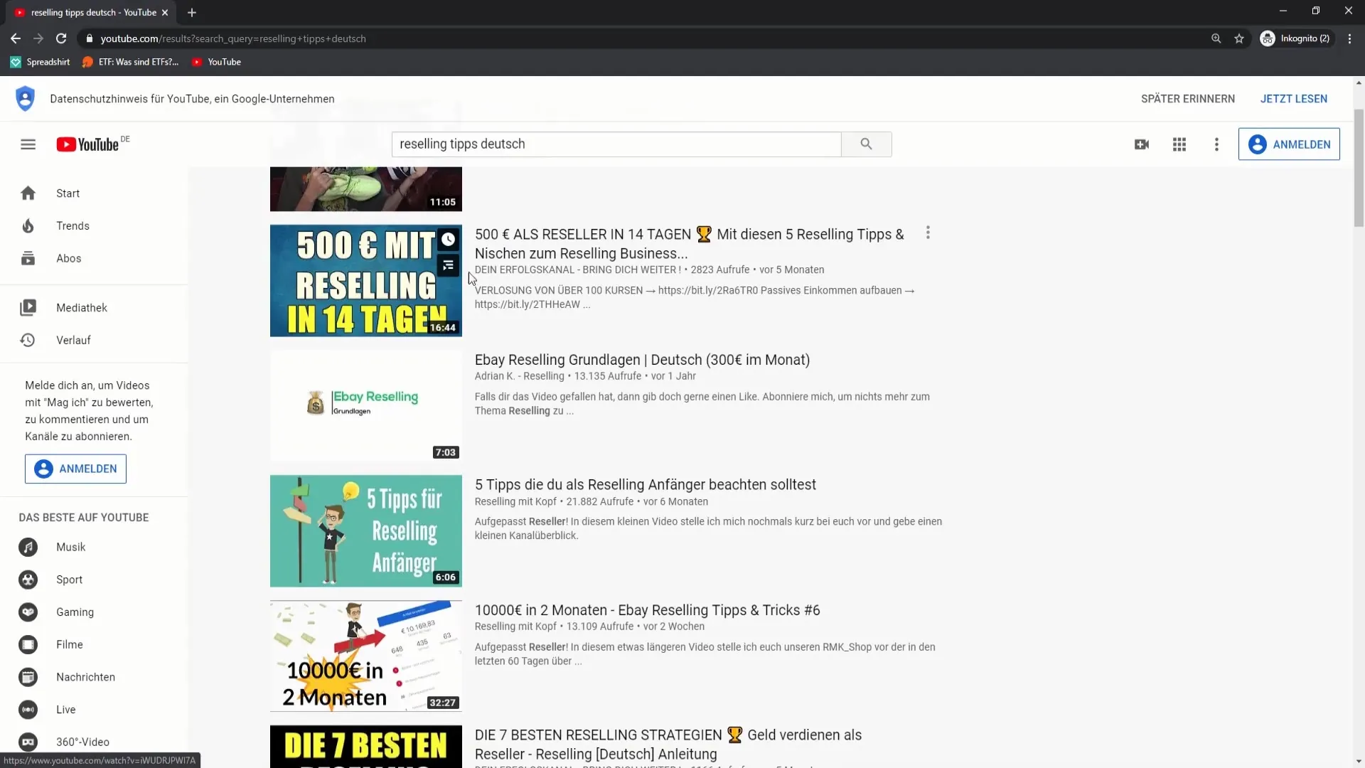 Begini cara kamu menemukan kata kunci YouTube yang tepat tanpa alat