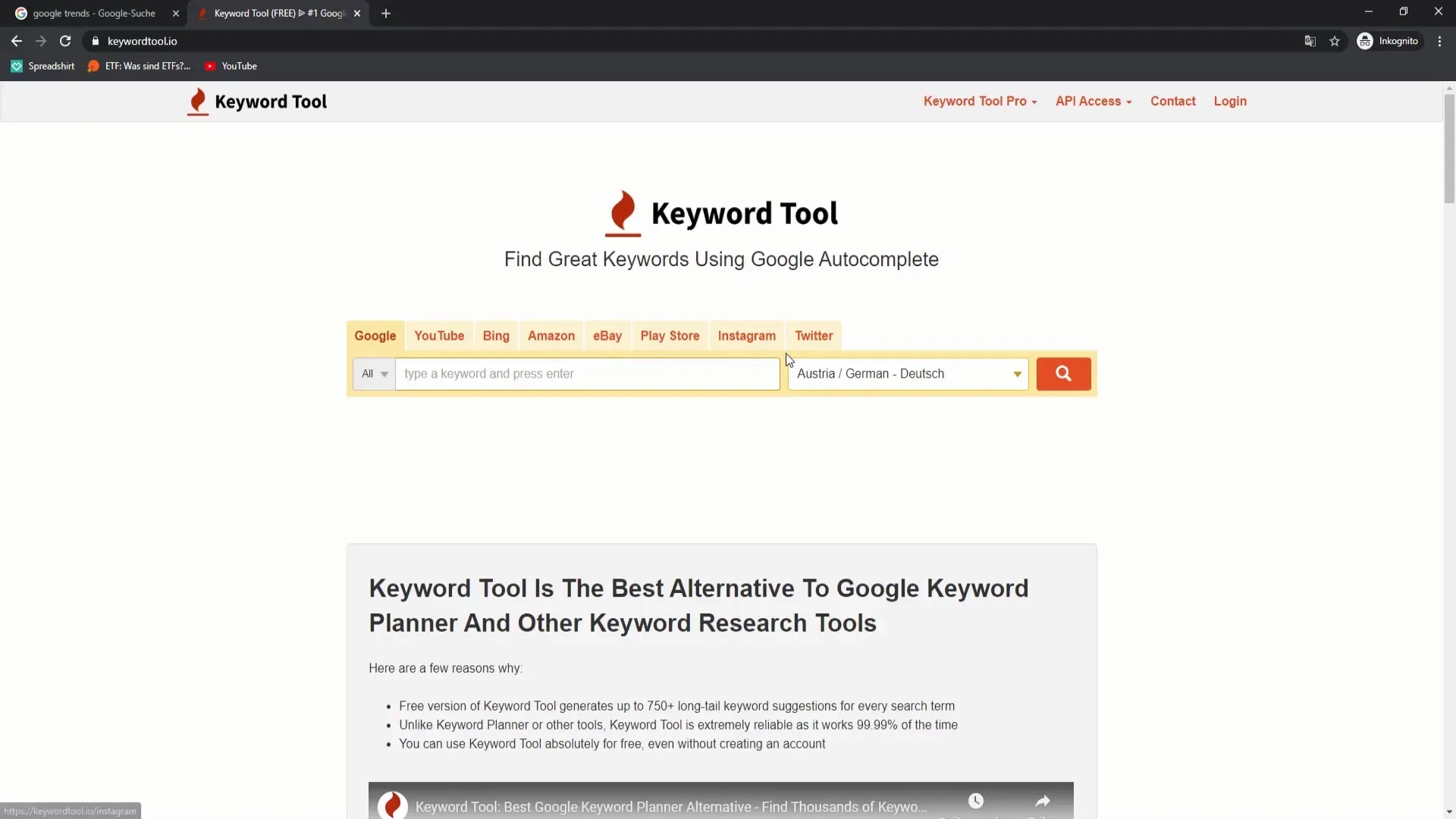 Using Google Trends for YouTube: Finding keywords effectively