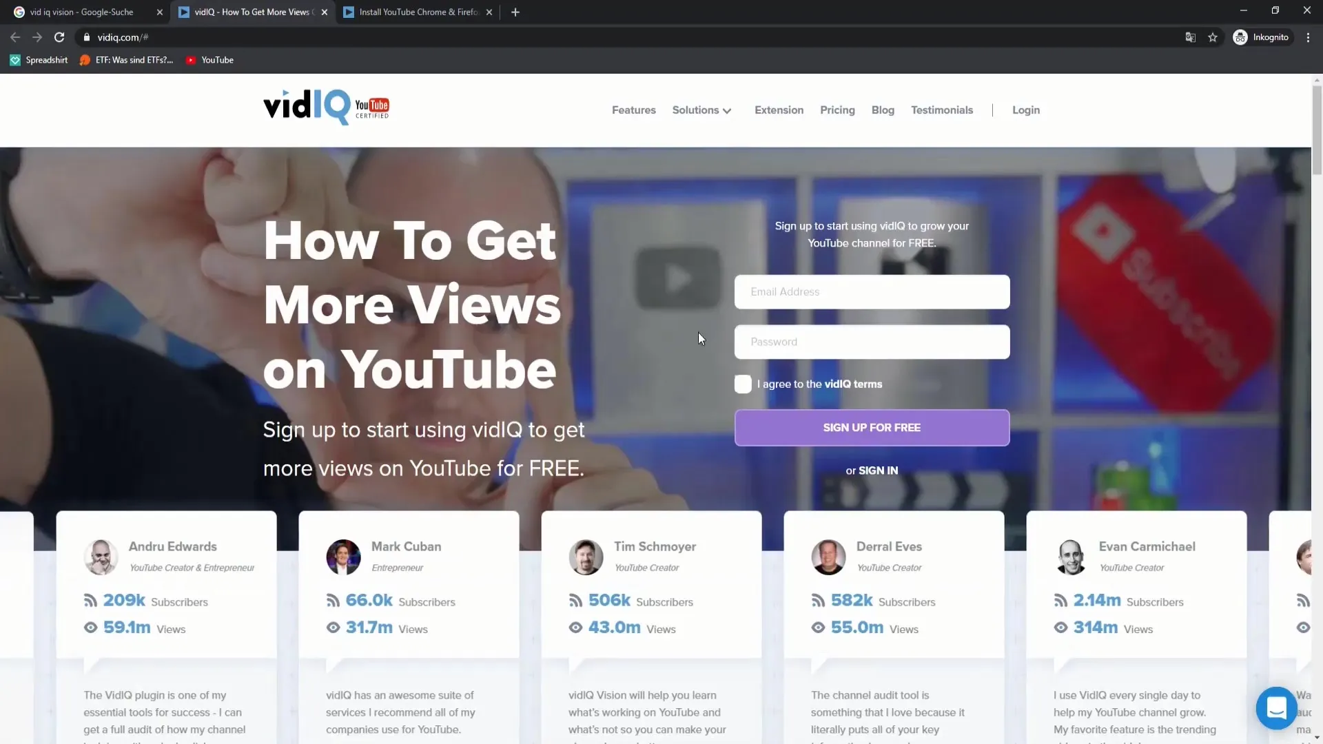 Competitor analysis for your YouTube channel: Get started with vidIQ