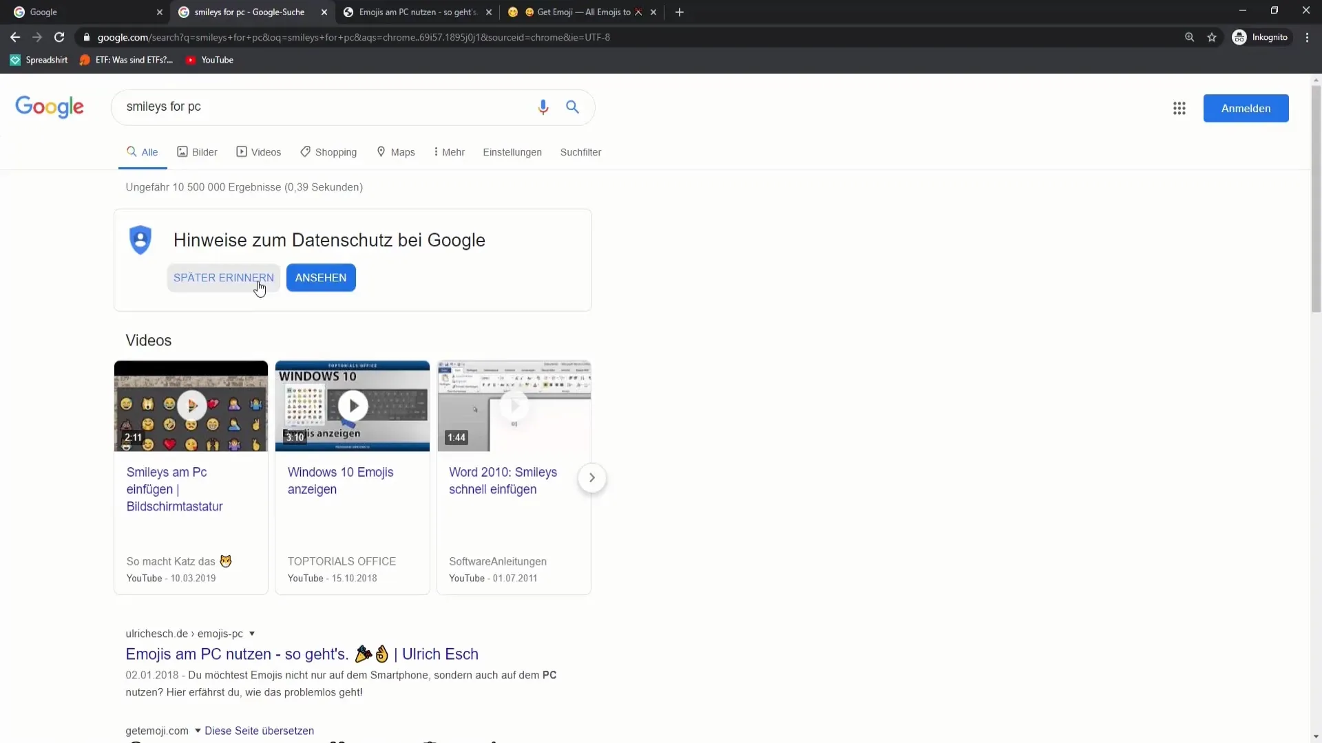 Effektive Nutzung von Smileys für YouTube-Titel