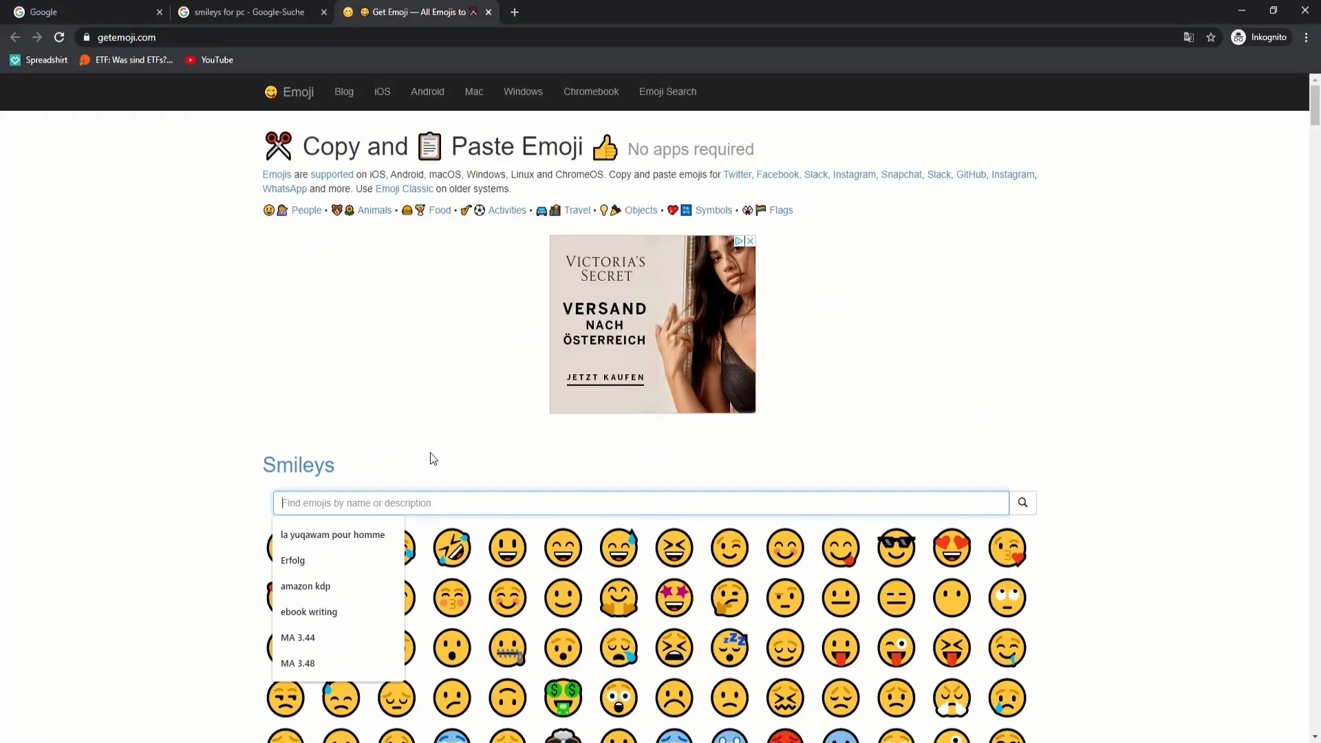Effektive Nutzung von Smileys für YouTube-Titel