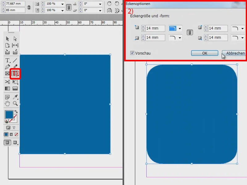 Tipps &amp; Tricks zu Adobe InDesign: Tabellen mit runden Ecken erstellen - zwei Herangehensweisen