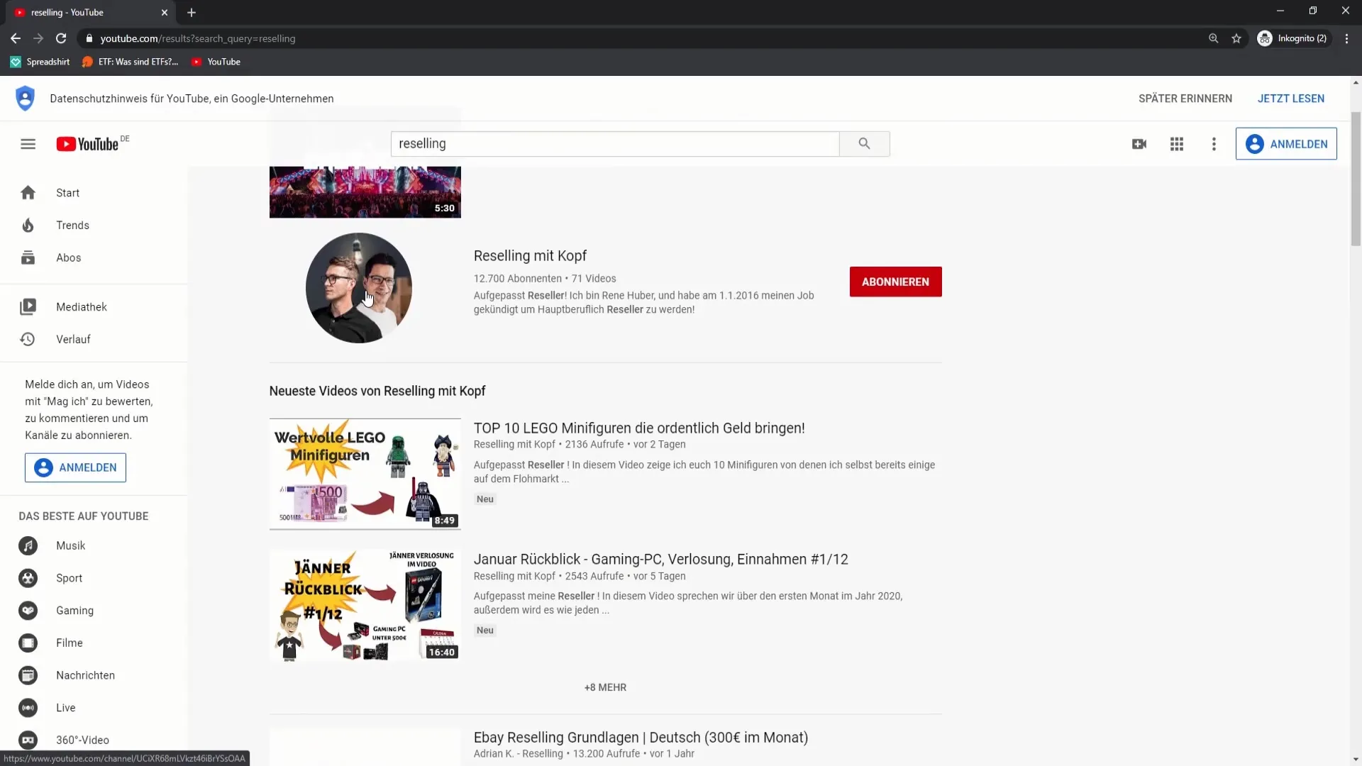 Análisis exitoso de miniaturas para YouTube