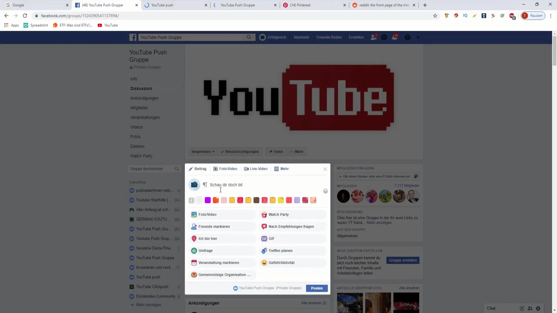Free social media marketing for your YouTube videos