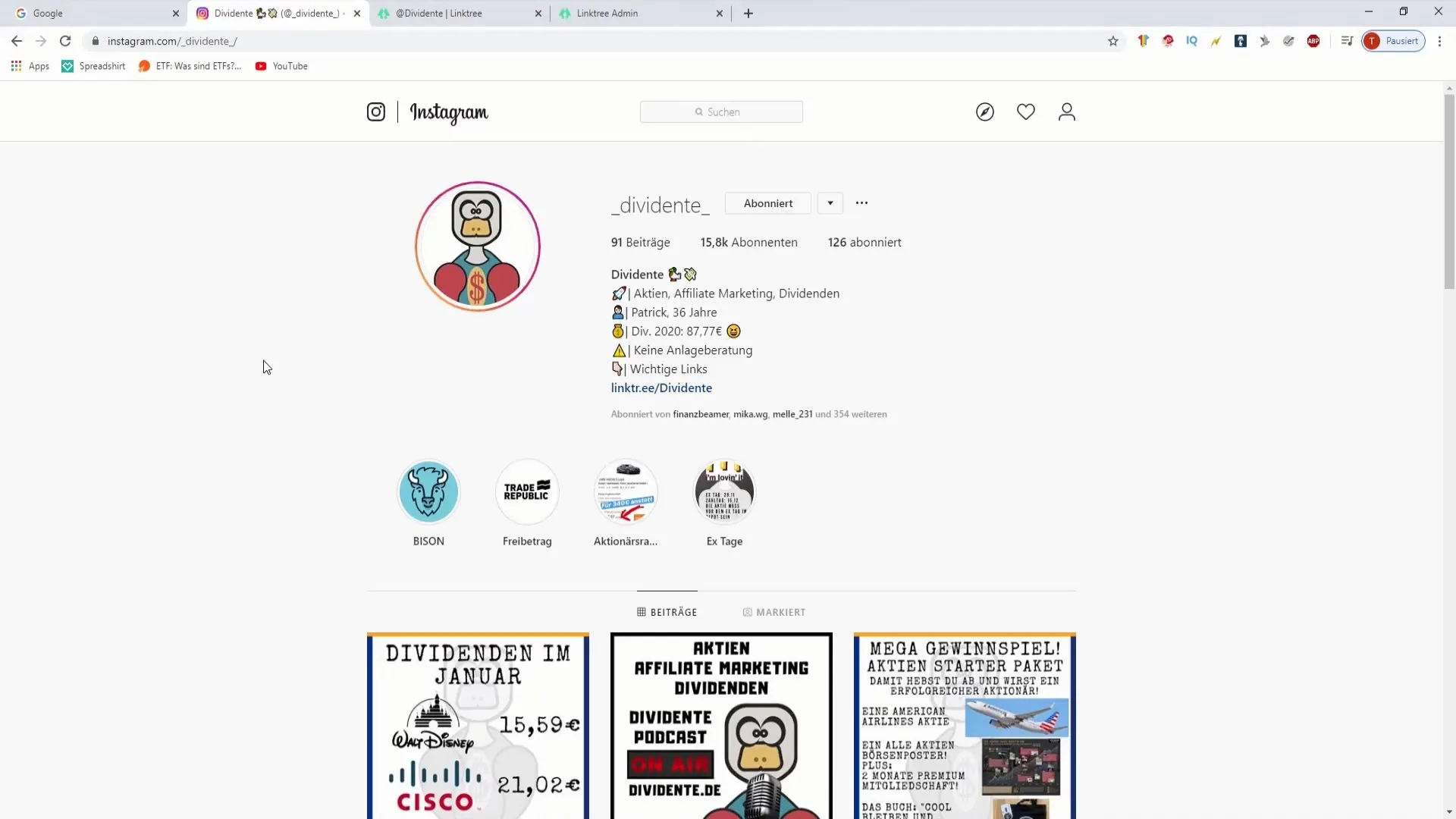 Use Instagram as a booster for your YouTube channel
