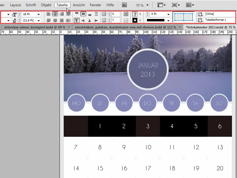 Tipps &amp; Tricks zu Adobe InDesign: Tabellen und deren Zellen schnell bearbeiten