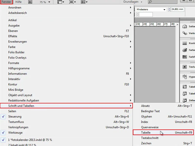 Trucos y consejos para Adobe InDesign: Editar tablas y sus celdas rápidamente
