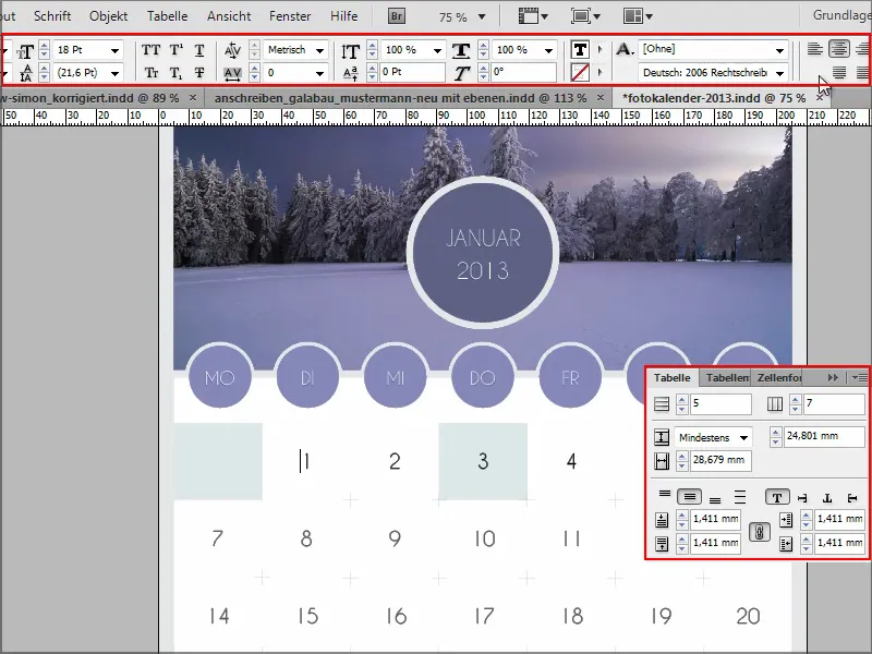 Tipps &amp; Tricks zu Adobe InDesign: Tabellen und deren Zellen schnell bearbeiten