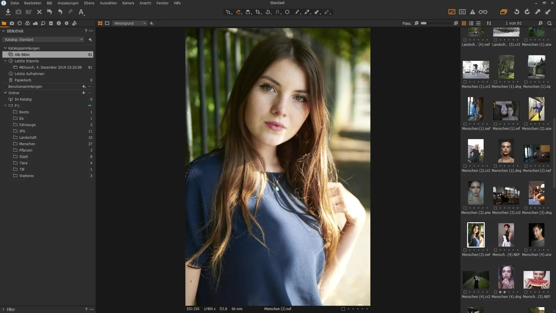 Navigazione efficiente in Capture One Pro