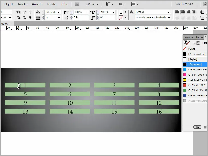 Tipps &amp; Tricks zu Adobe InDesign: Transparente Konturen in Tabellen erstellen