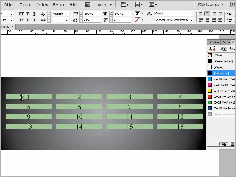 Suggerimenti e trucchi su Adobe InDesign: Creare contorni trasparenti nelle tabelle