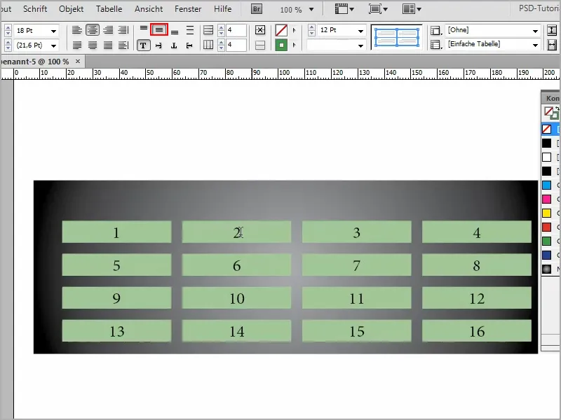 Suggerimenti e trucchi su Adobe InDesign: Creare contorni trasparenti nelle tabelle.