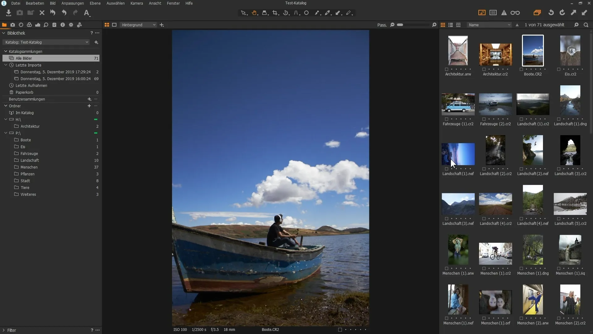 Gestionarea proiectelor în Capture One Pro