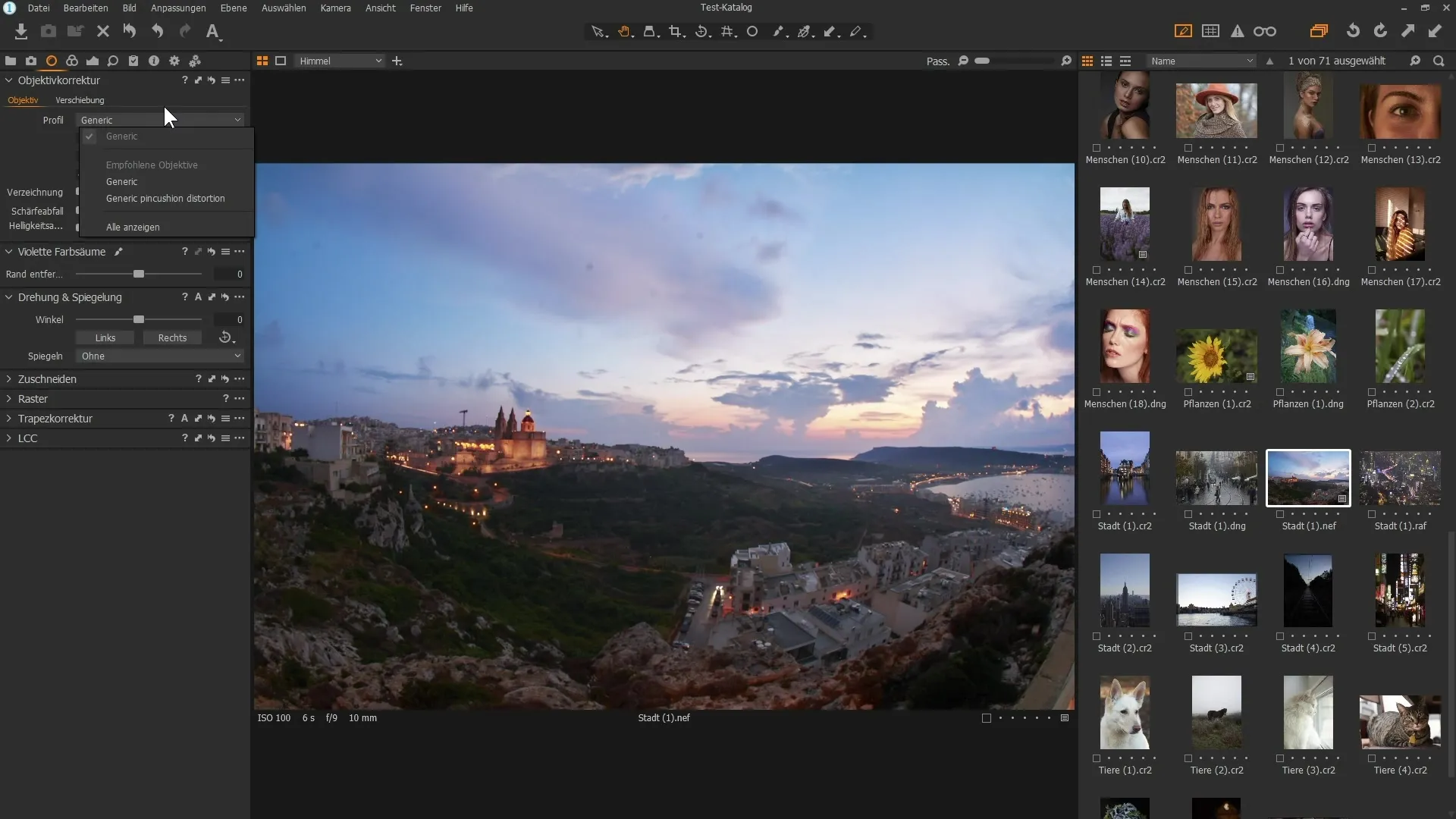 Efficiënte objectieven correcties met Capture One Pro
