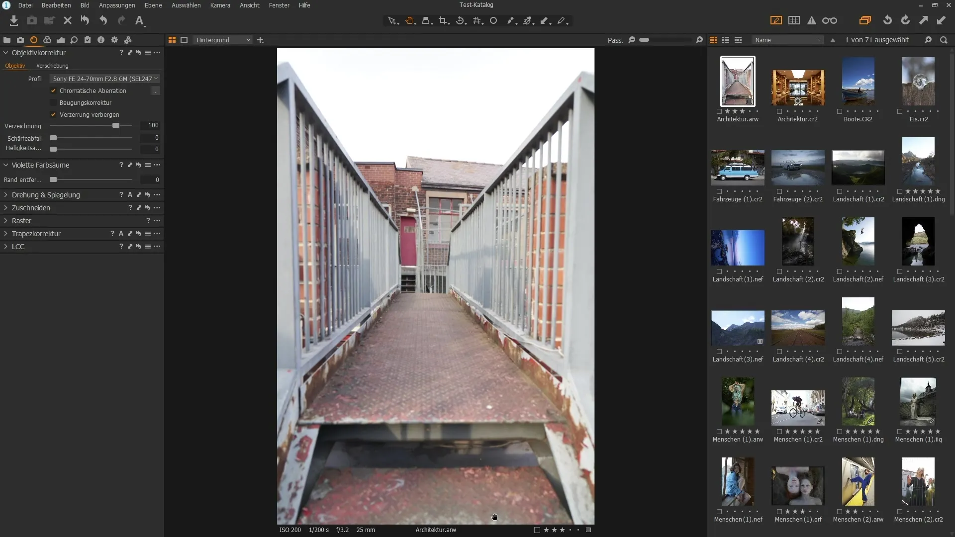 Efficiënte objectiefcorrecties met Capture One Pro