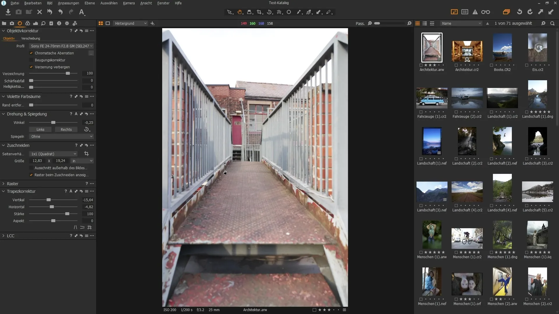 Efficiënte objectiefcorrecties met Capture One Pro