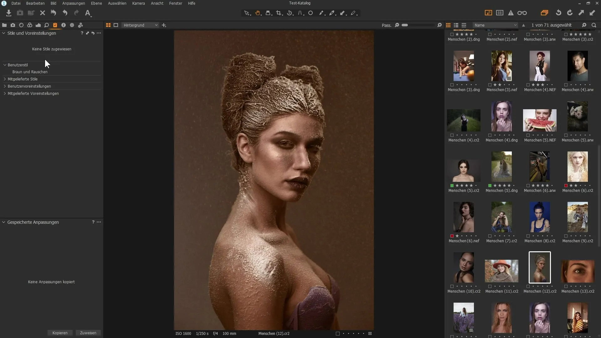 Creare e utilizzare uno stile in Capture One Pro