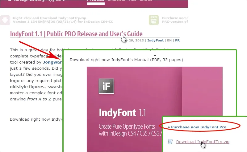 Create individual bullet points thanks to IndyFont