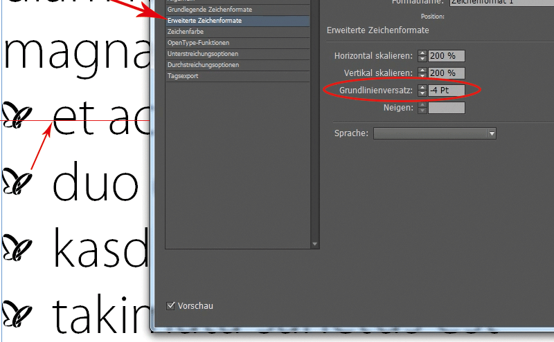 Create individual bullet points thanks to IndyFont